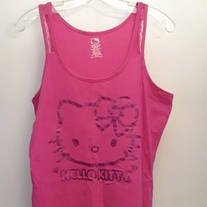 Size XL Hello Kitty pink purple tank top